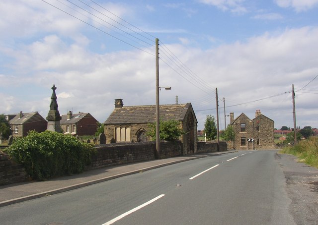 File:Church Lane, Hartshead - geograph.org.uk - 221926.jpg