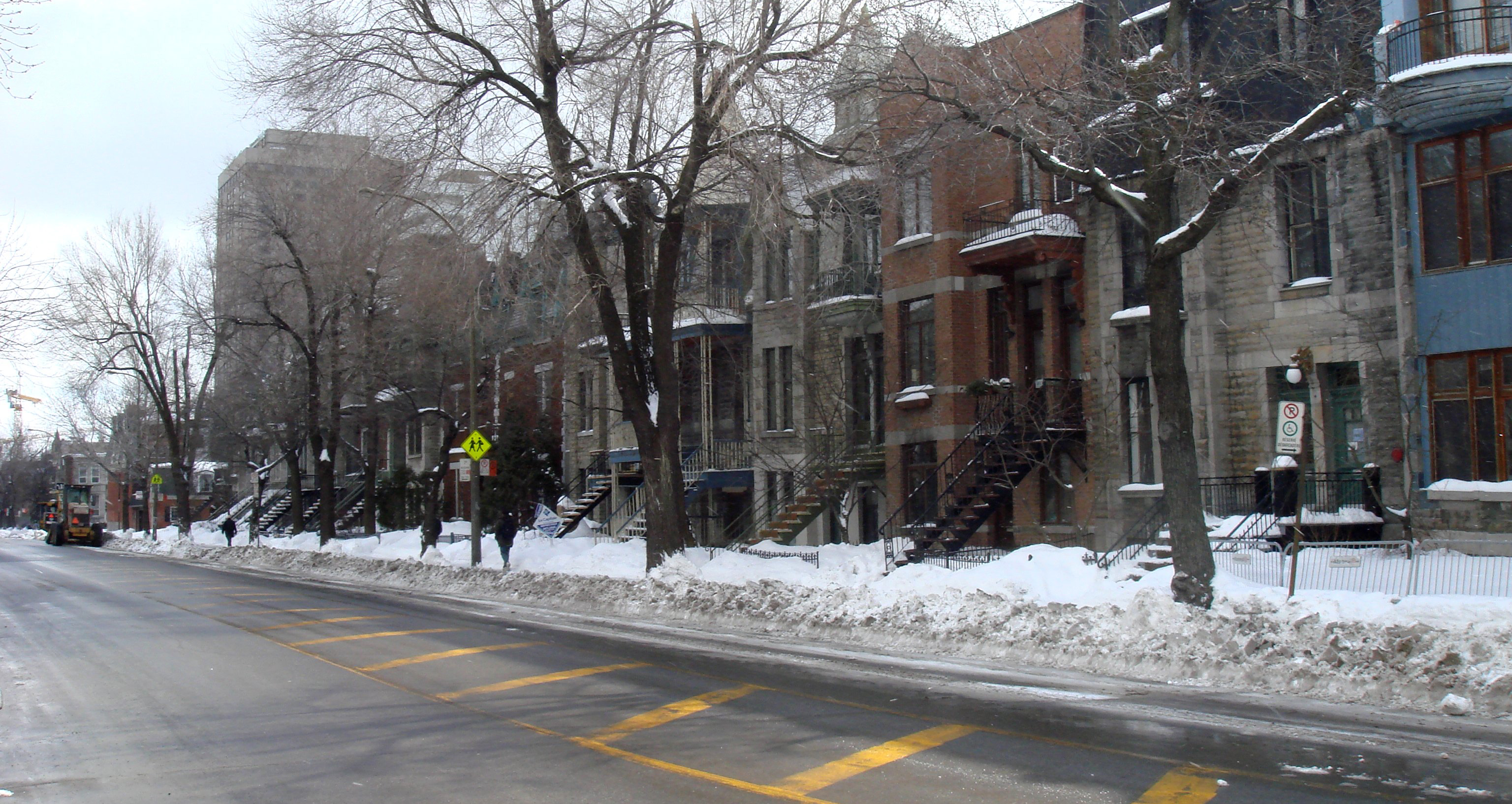 Déneigement des routes québecoises