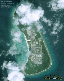 <span class="mw-page-title-main">Milandhoo (Shaviyani Atoll)</span> Inhabited island in Miladhummadulhu Atoll, Maldives