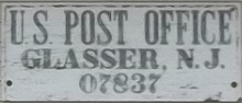 <span class="mw-page-title-main">Glasser, New Jersey</span> Place in New Jersey, United States