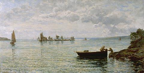 On shore for water, 1878, Musée d'Art d'Auckland.