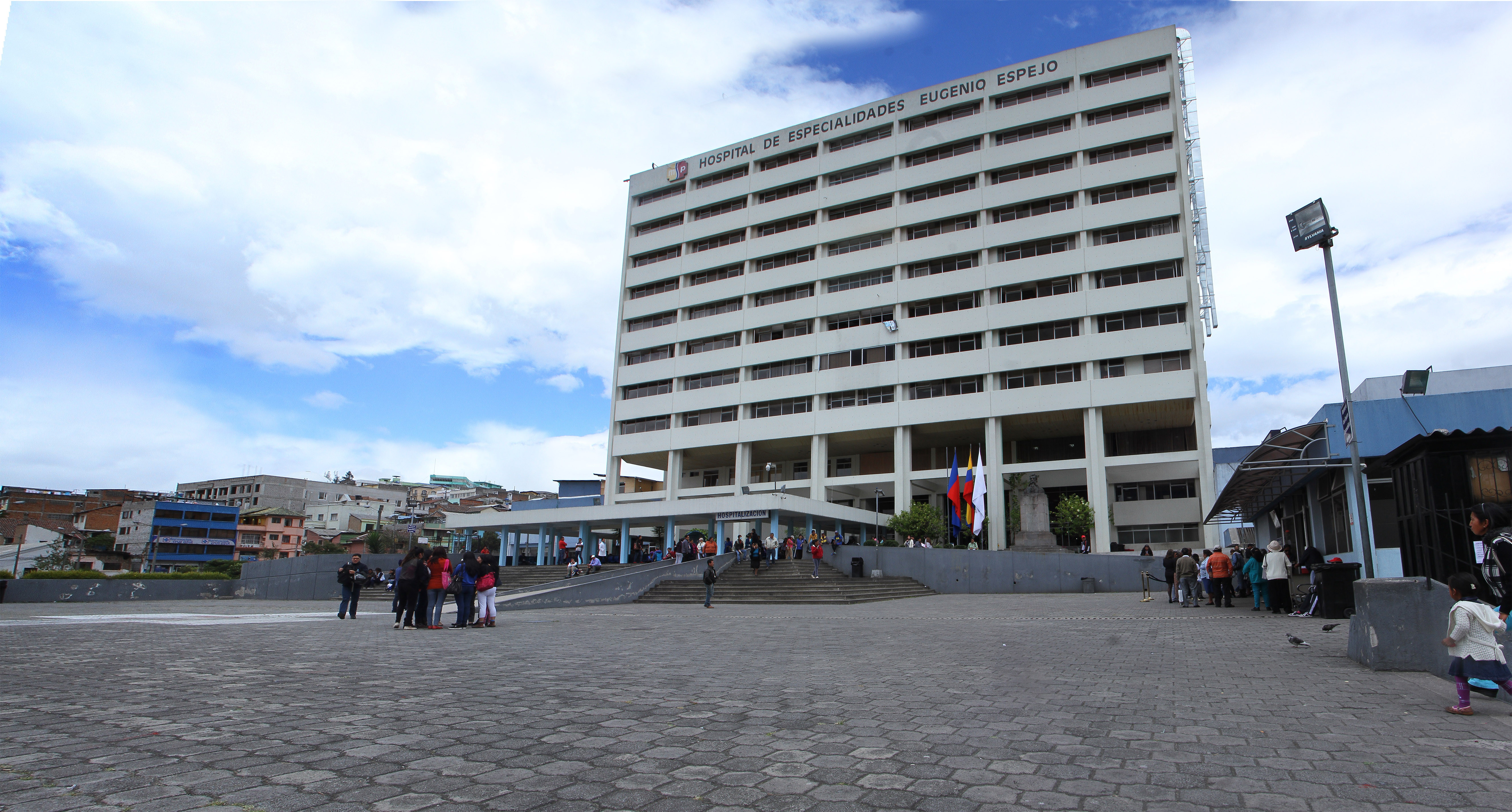 Hospital Eugenio Espejo de Quito, uno de los más importantes del país. Nombrado en honor al médico prócer.