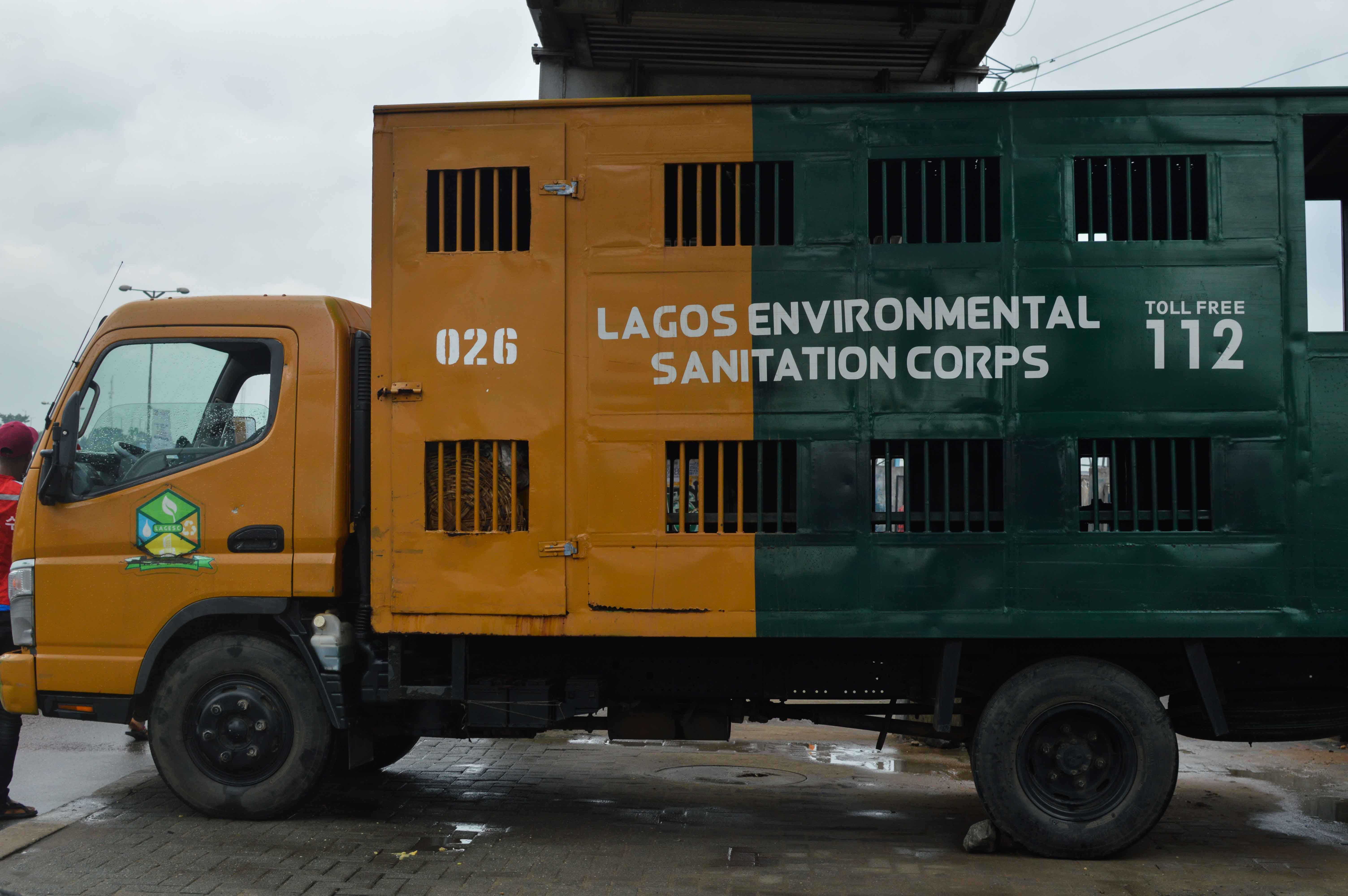 Van use by Lagos waste management authority