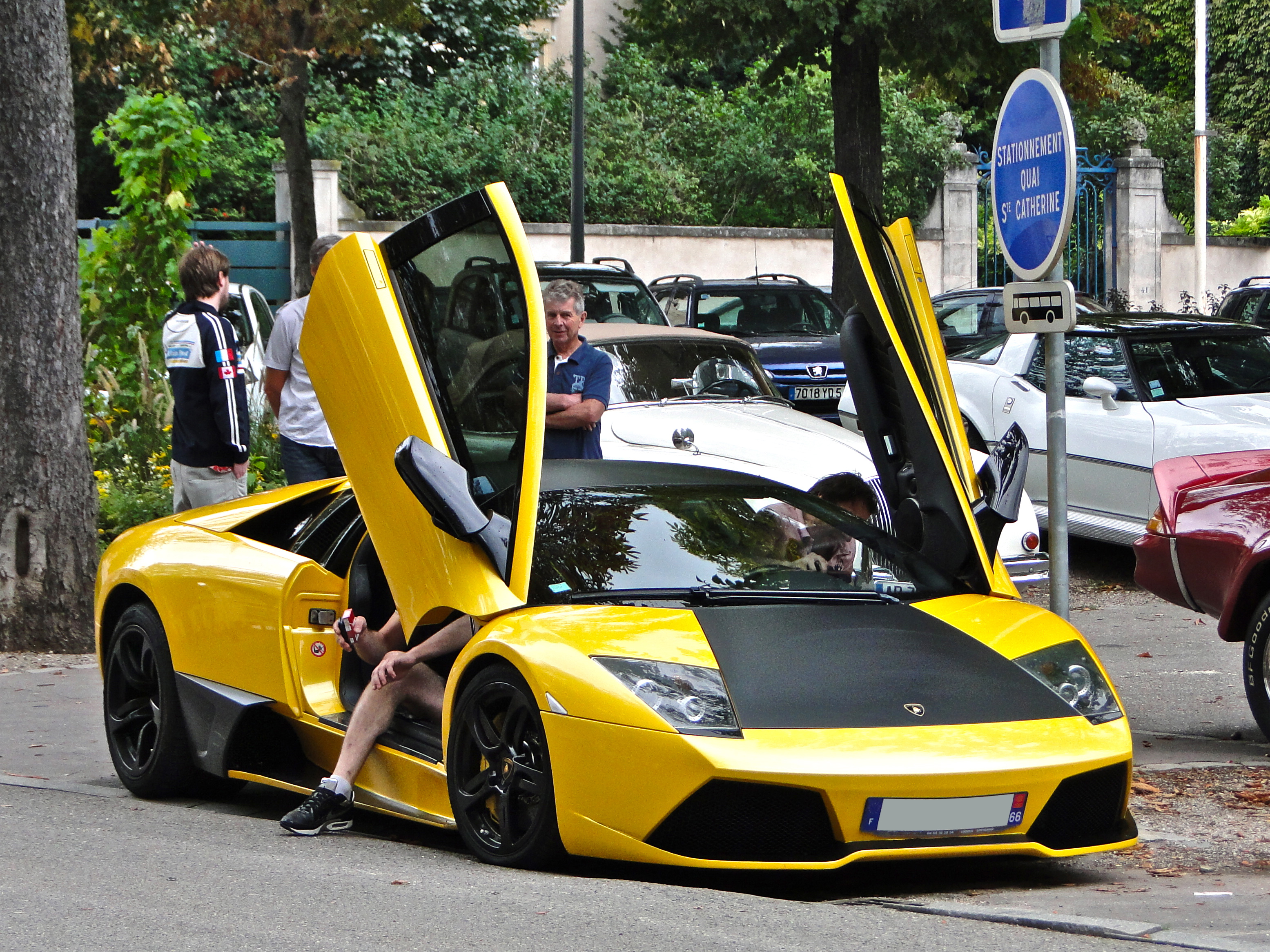 Lamborghini Murcielago lp670 4 SV синяя