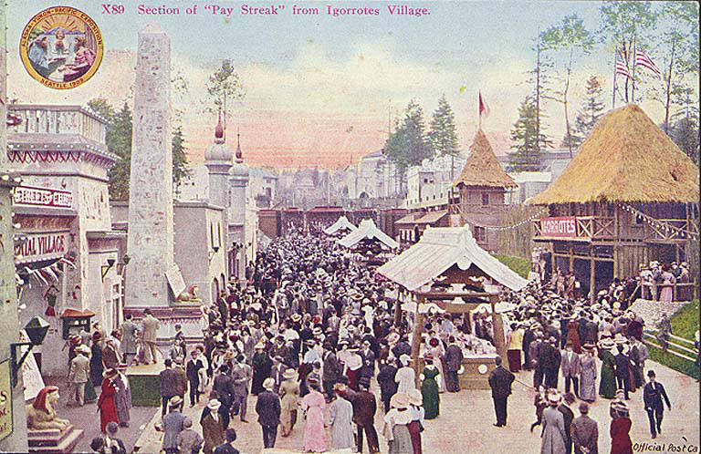 File:Looking north on the Pay Streak, Alaska Yukon Pacific Exposition, Seattle, 1909 (AYP 335).jpeg