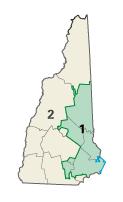 Congresdistricten van New Hampshire sinds 2003
