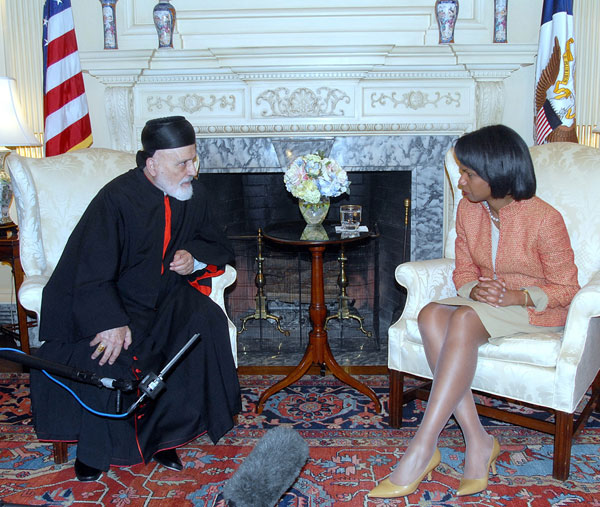 File:Nasrallah Sfeir Condoleezza Rice 20060718.jpg