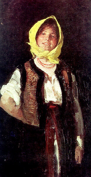 Țărancă voioasă (pictură de Nicolae Grigorescu)