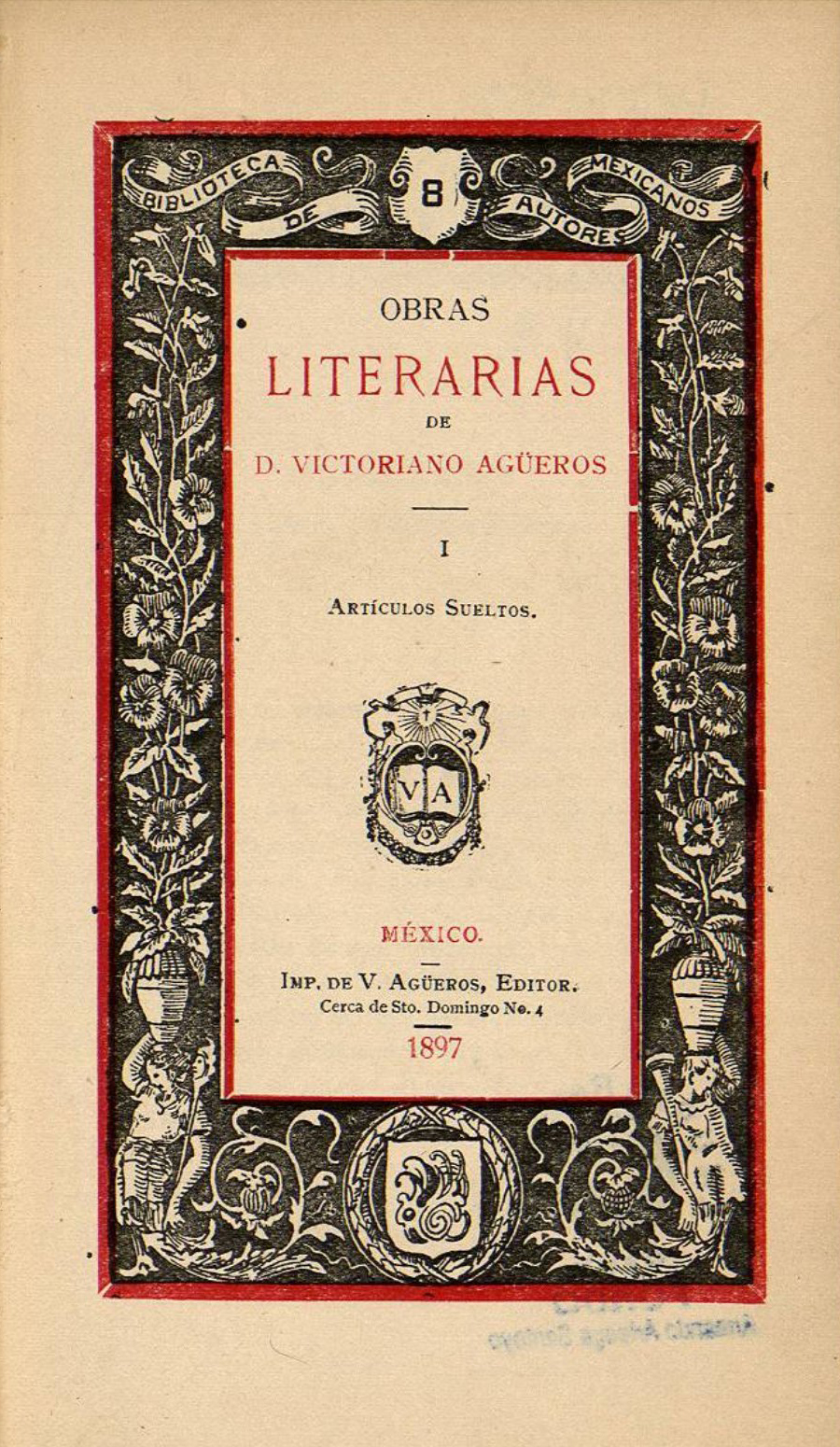 Archivo:Obras literarias de Victoriano Agü - Wikipedia, la  enciclopedia libre