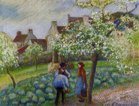 File:Pissarro - flowering-plum-trees.jpg