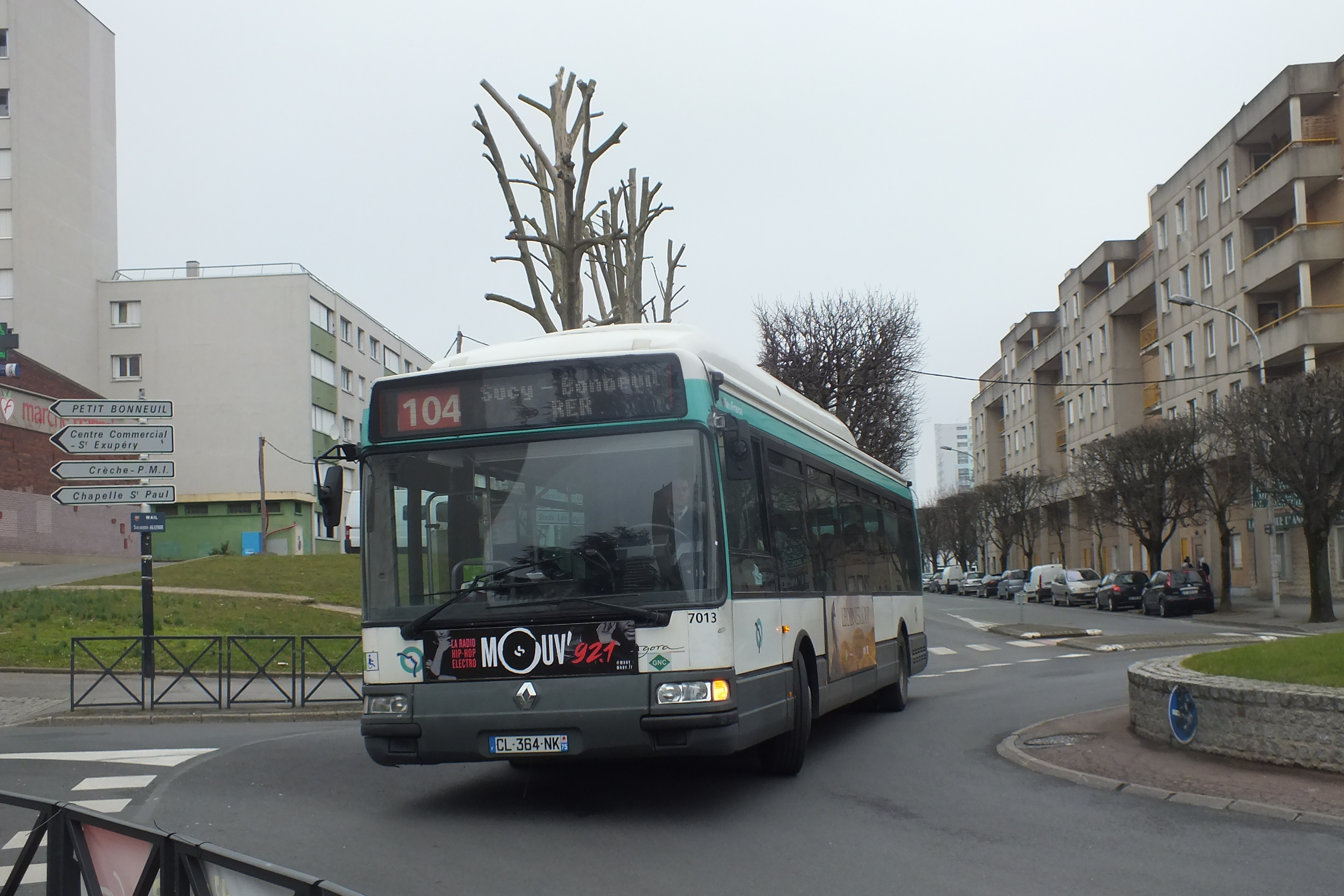 Renault agora s CNG. Автобус 104 б класса серпухов