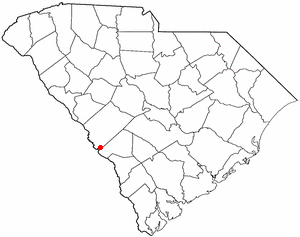 Ubicación de Ellenton, Carolina del Sur