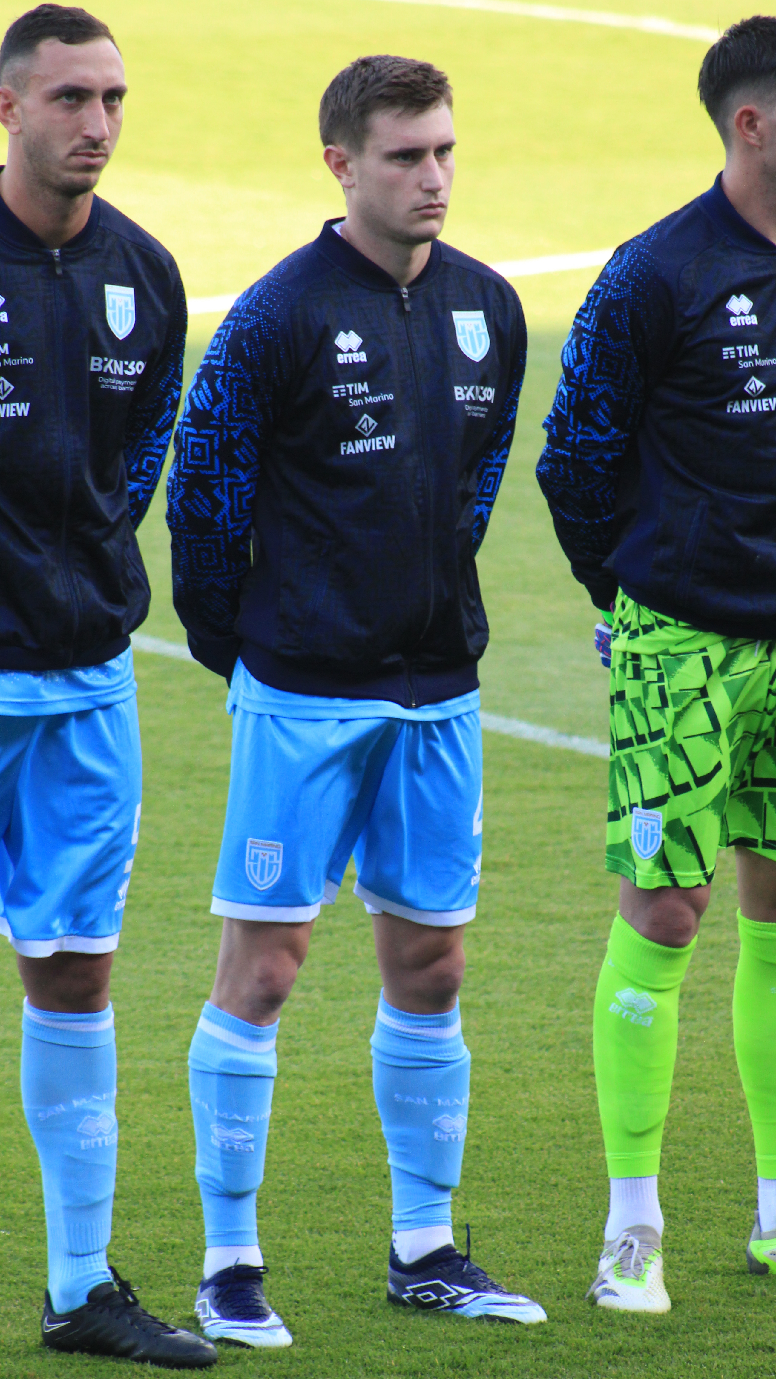 Fabbri with [[San Marino national football team|San Marino]] against [[Slovakia national football team|Slovakia]] (2024)