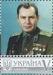Sur un timbre ukrainien.