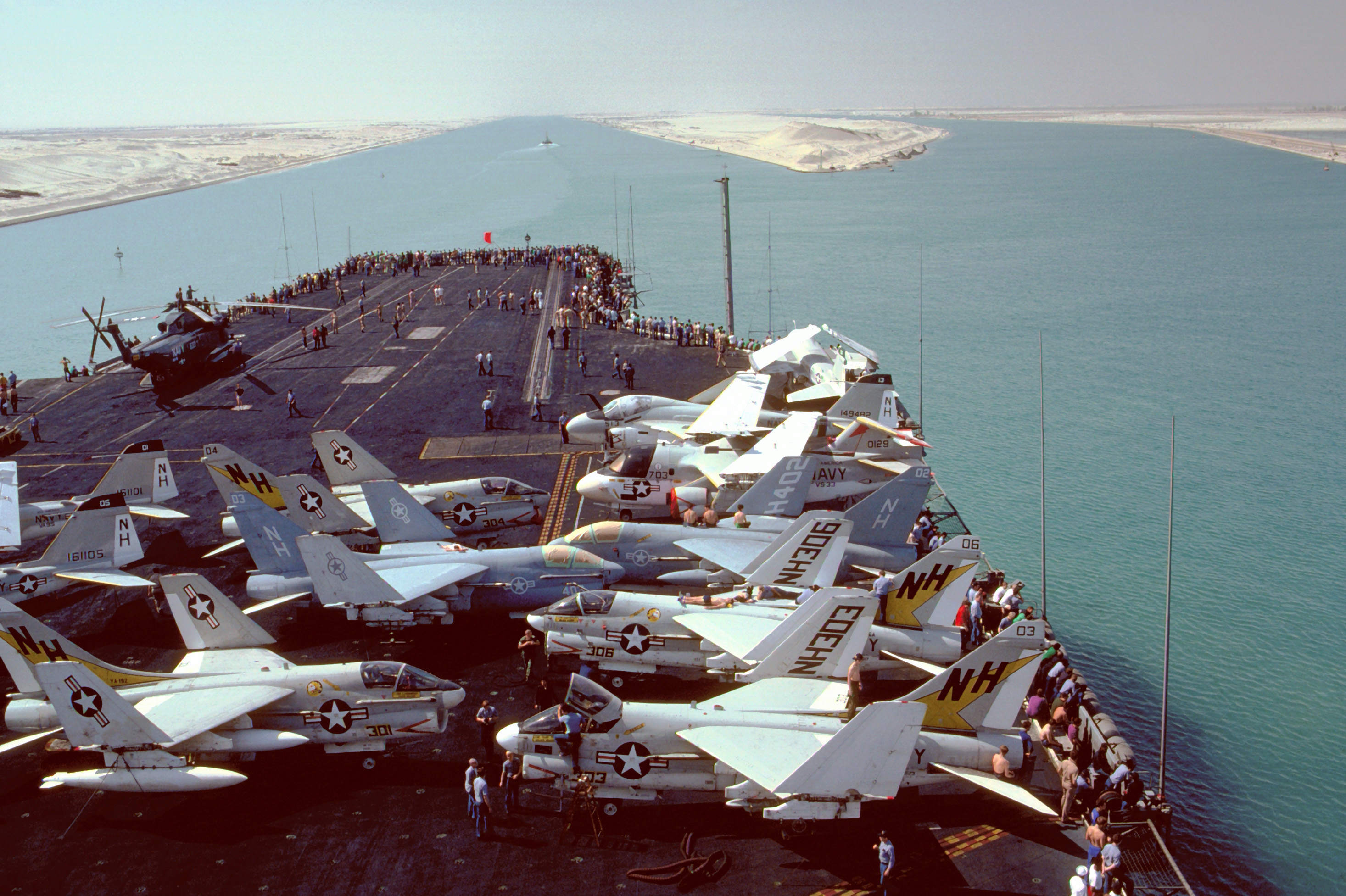 Free Uss America Cv 66 Suez Canal