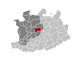 Zoersel is a municipality located in the Belgian province of Antwerp. The municipality comprises the towns of Halle, St. Antonius, and Zoersel proper. In 2021, Zoersel had a total population of 22,142. The total area is 38.65 km2.