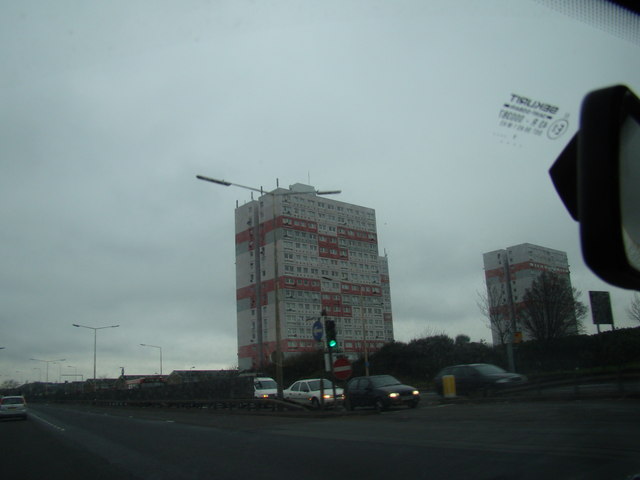 File:"Lego Towers" in Barking, London - geograph.org.uk - 1496069.jpg