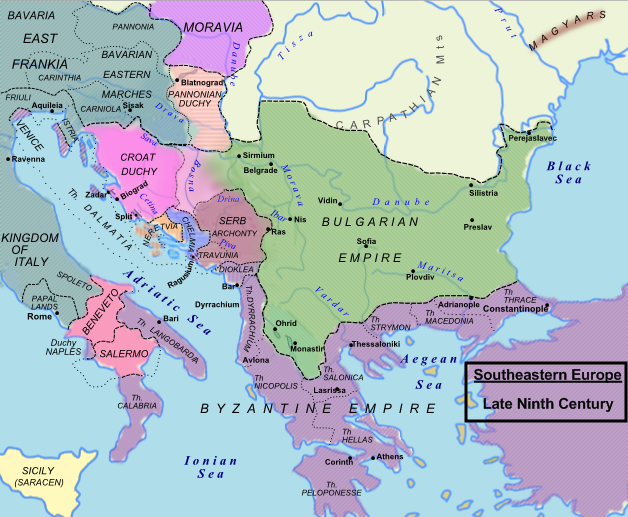 First Bulgarian Empire, 9th century (850)