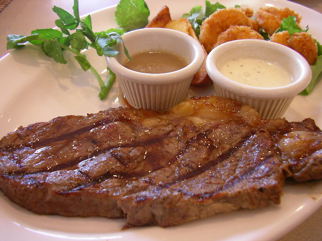 File:Beef steak ^ Shrimp combo - Flickr - jetalone.jpg