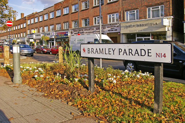 File:Bramley Parade, N14 - geograph.org.uk - 1024197.jpg