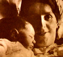 Com sua filha Mathilde Novembro 1907