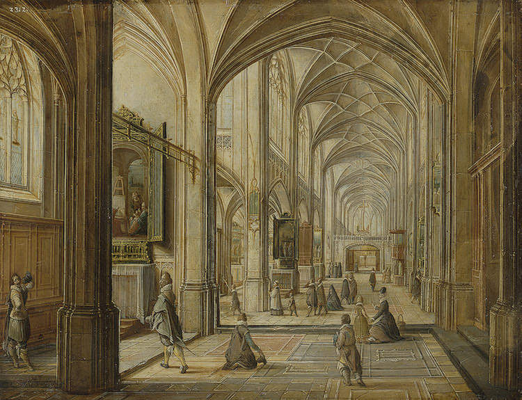 File:Hendrik van Steenwijk II Interior of a Gothic Church2.jpg