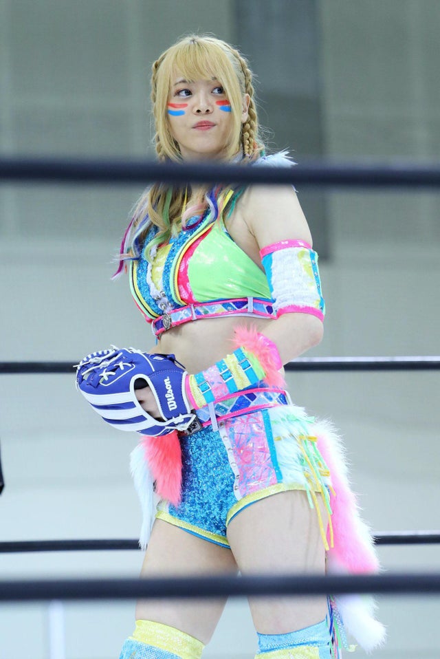 女子プロレス スターダム ベースボールシャツ - スポーツ