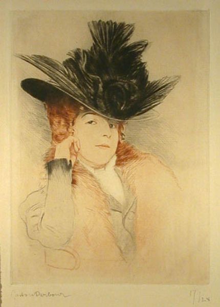 File:La Dame au Chapeau par Darbour.jpg
