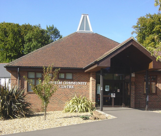 Picture of Lenham Community Centre courtesy of Wikimedia Commons contributors - click for full credit