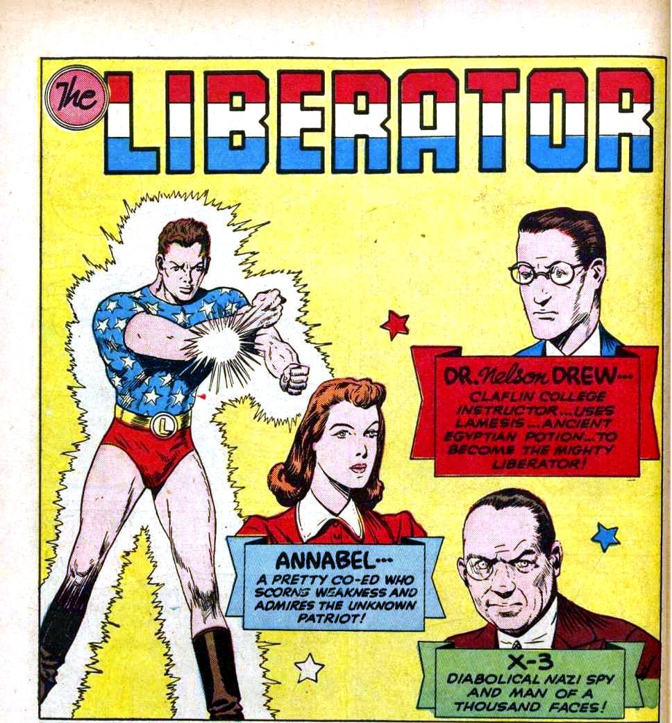 <span class="mw-page-title-main">Liberator (Nedor Comics)</span> Comics character