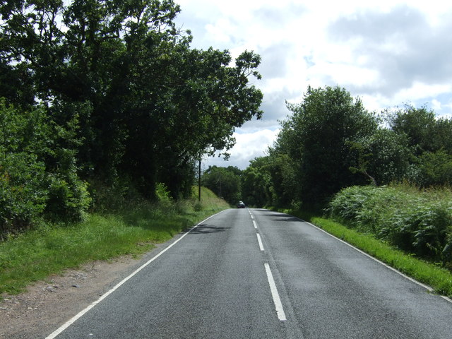 File:Minor road heading south east near Beacon Hill Country Park - geograph.org.uk - 3037062.jpg