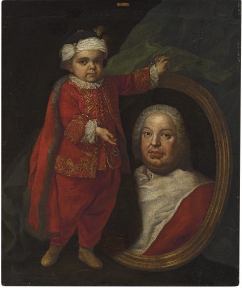 Portrait of Ferry with King Stanisław Leszczyński.