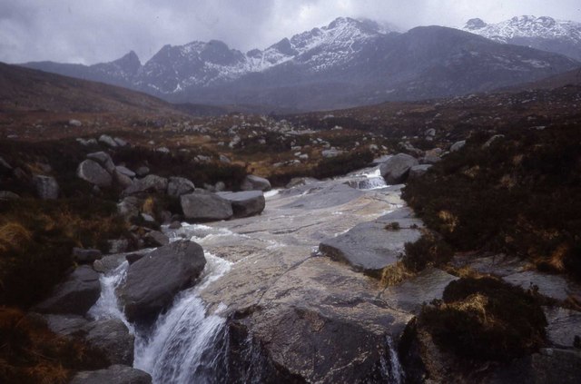 File:North Glen Sannox waterfall - geograph.org.uk - 451729.jpg