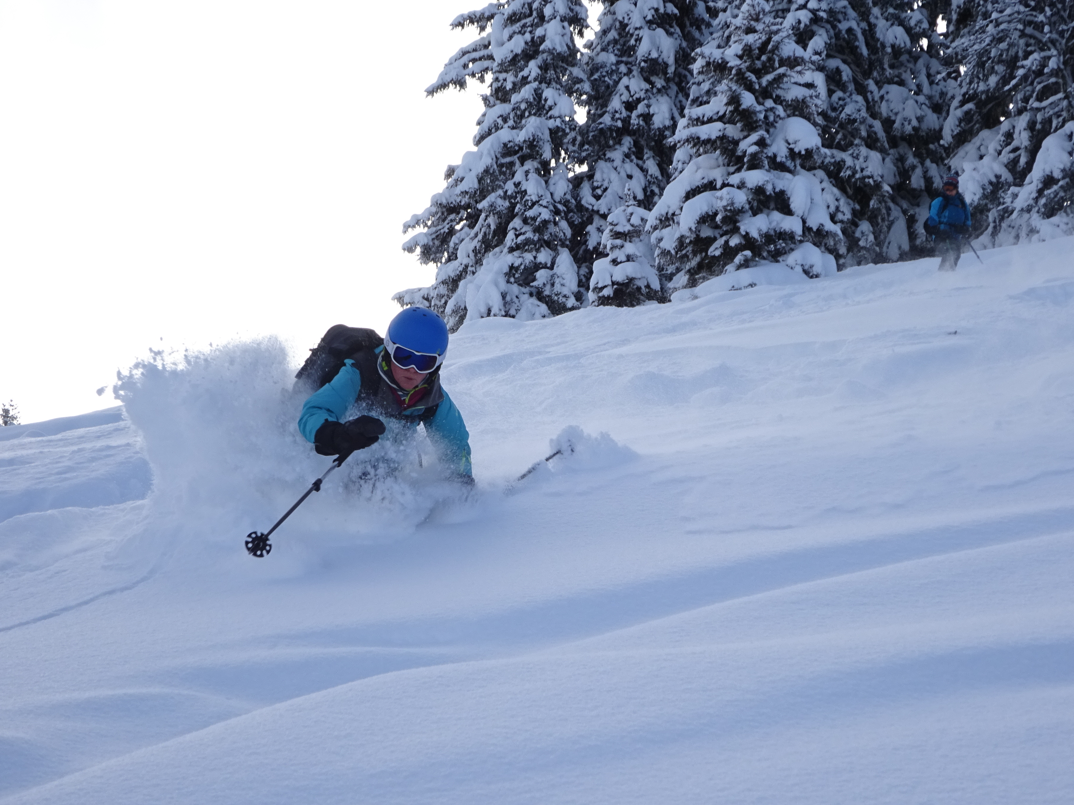 File Skiing Powder Snow Chamonix Jpg Wikimedia Commons