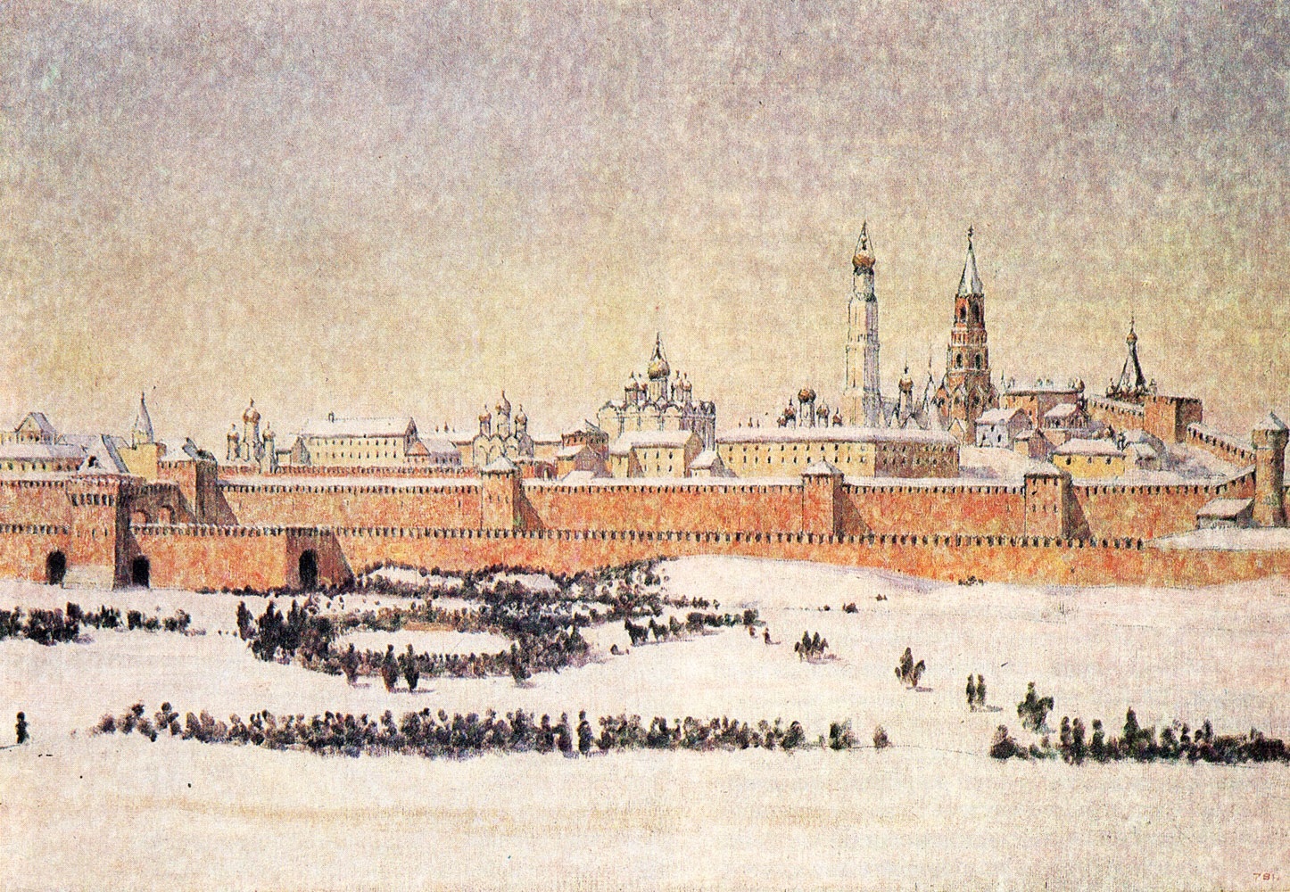 Василий Верещагин. Вид Московского Кремля. 1879