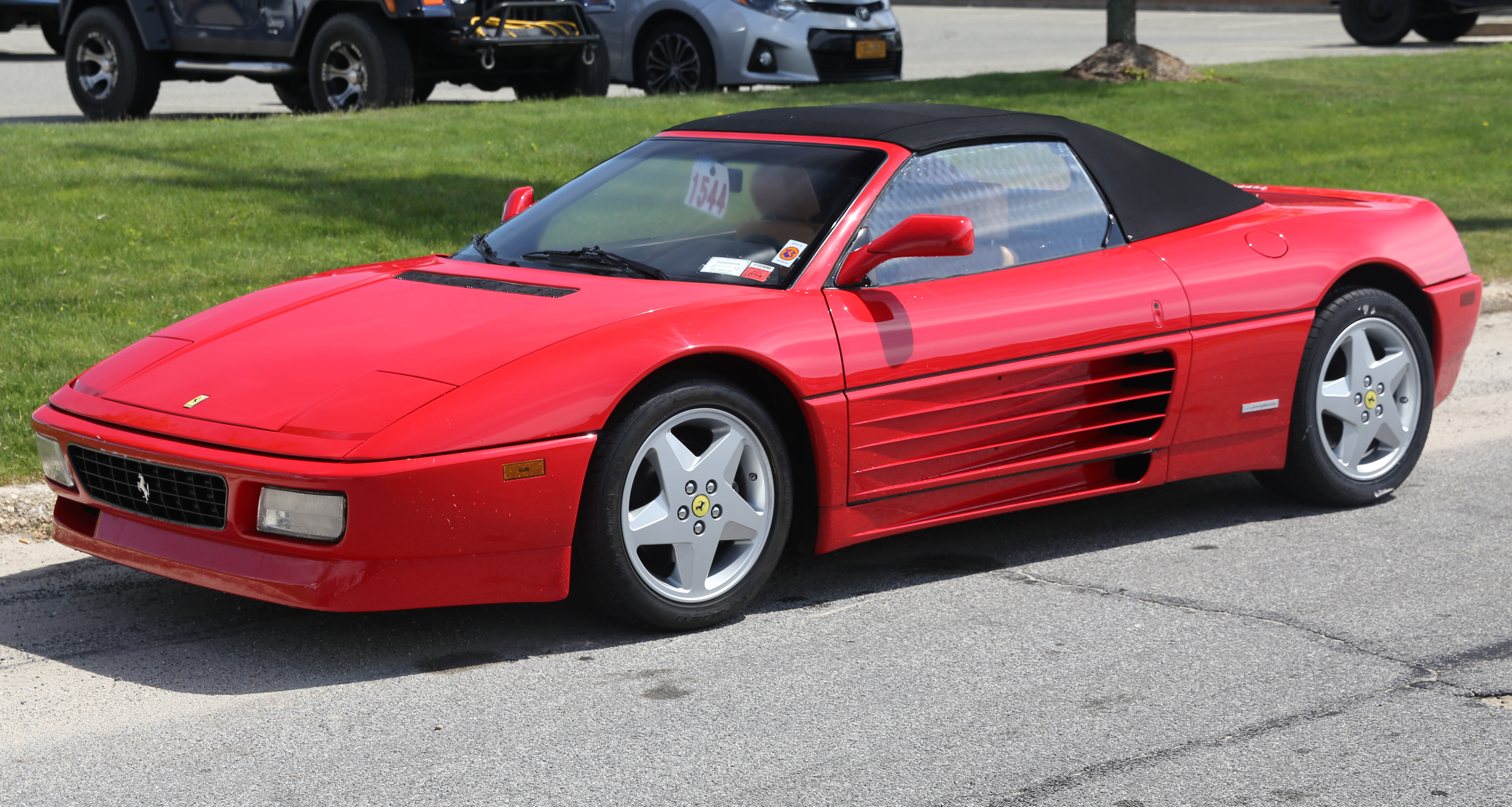 Ferrari Poster. 1993 Rodeo Drive Introduction Ferrari 348 Spider