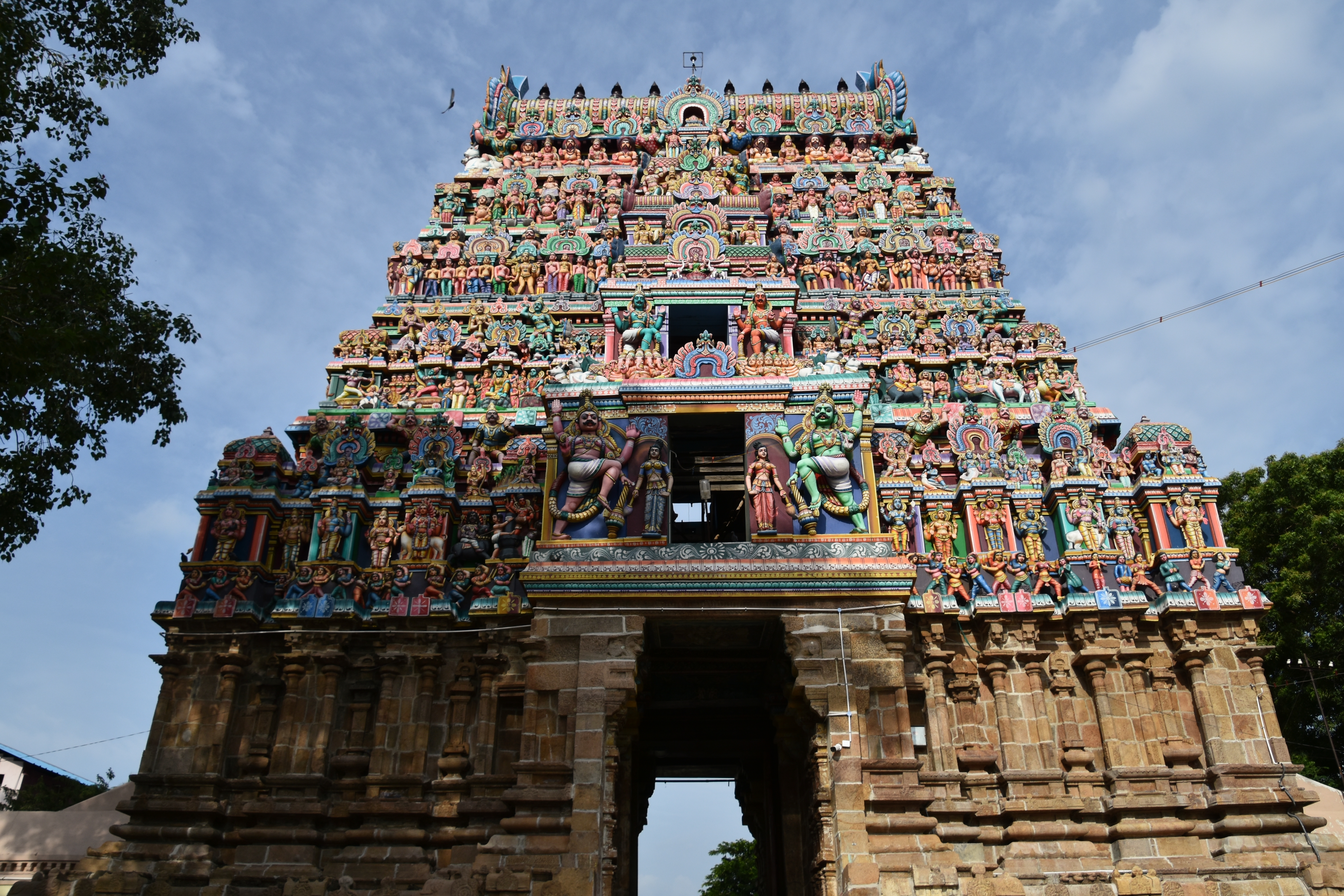 Premium Photo | Sarabashvara temple, kumbakonam, tamil nadu, india.