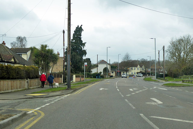 File:A129 Rayleigh Road - geograph.org.uk - 5716509.jpg