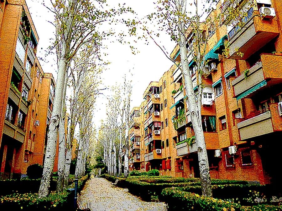 Barrio de Parque Henares%2C modelo de desarrollo residencial a%C3%B1os 80 siglo XX en San Fernando de Henares