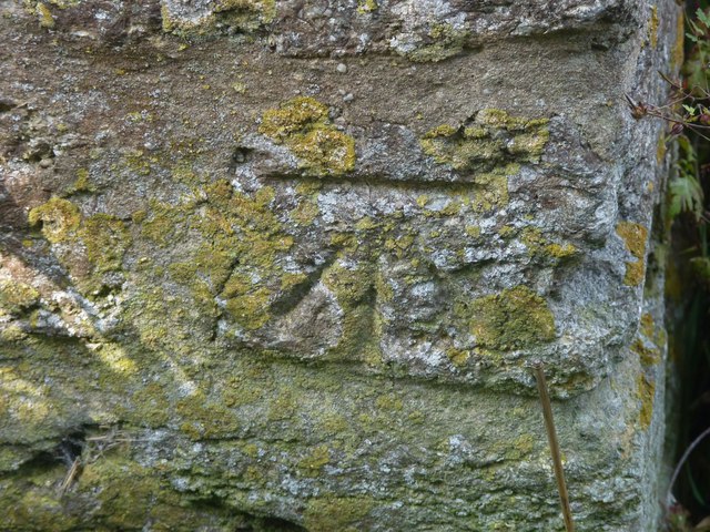 File:Benchmark on The Old Schoolhouse, Melbury Osmond - geograph.org.uk - 4628310.jpg