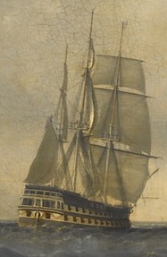 John Lynn - HMS Edinburgh, detail from The 