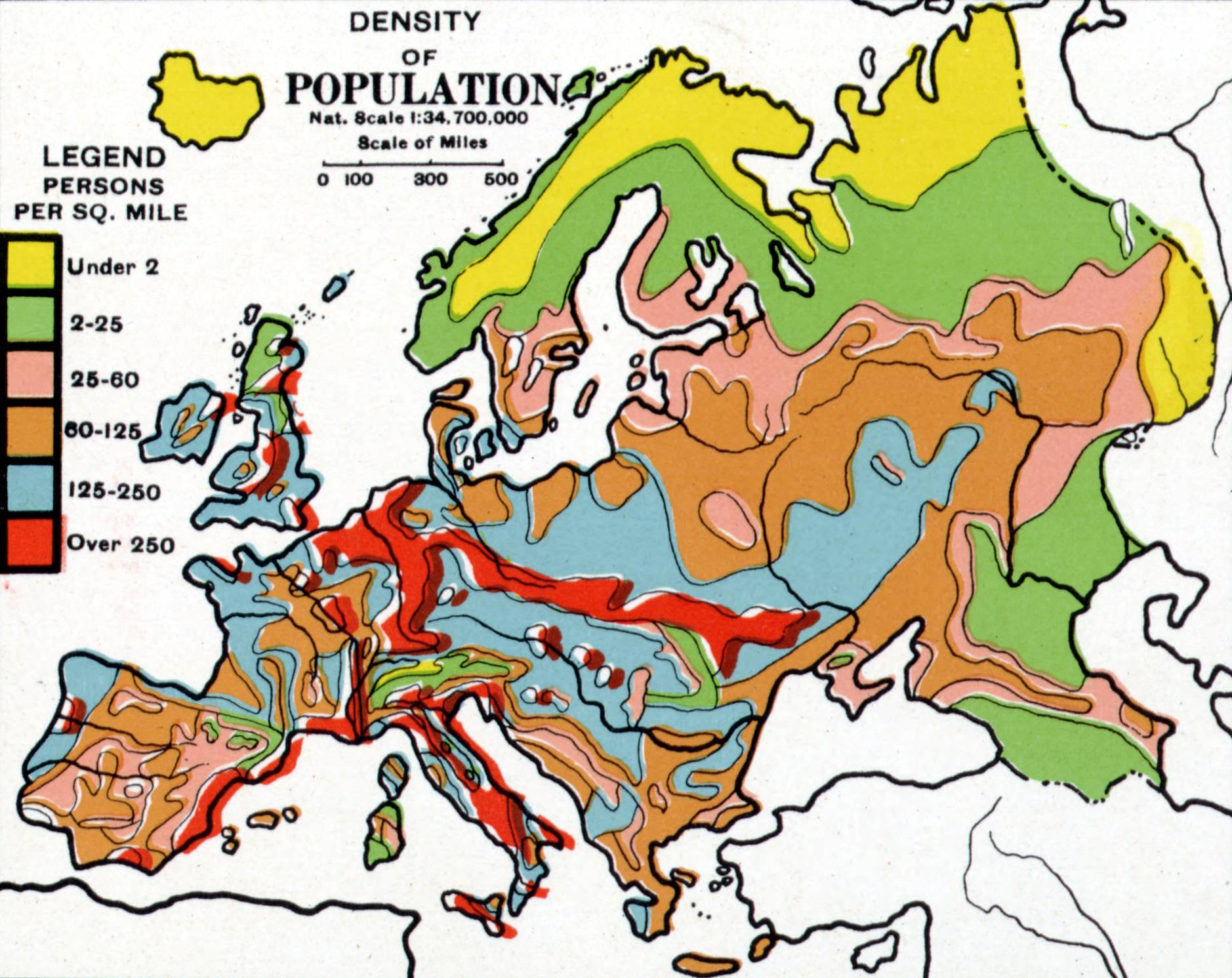 population density map europe