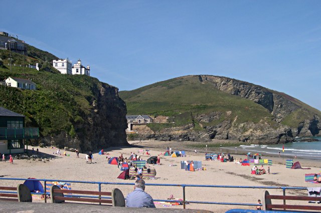 File:Portreath Beach and Western Hill - geograph.org.uk - 317922.jpg