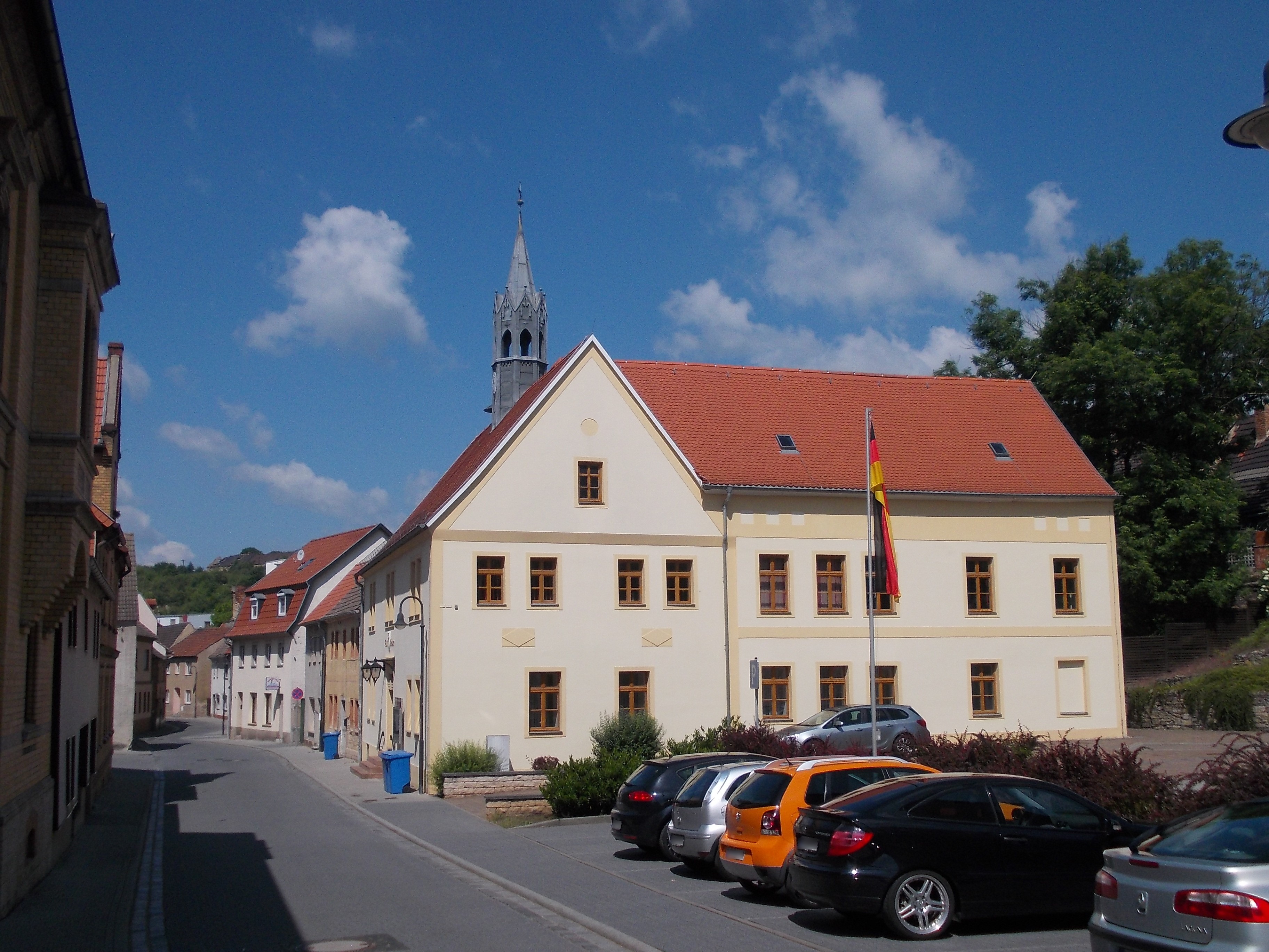 Schraplau town hall (district: Saalekreis, Saxony-Anhalt)