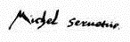 Miguel Servetos signatur