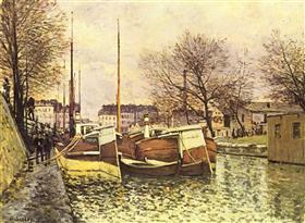 File:Sisley - barges-on-the-canal-saint-martin-in-paris-1870.jpg