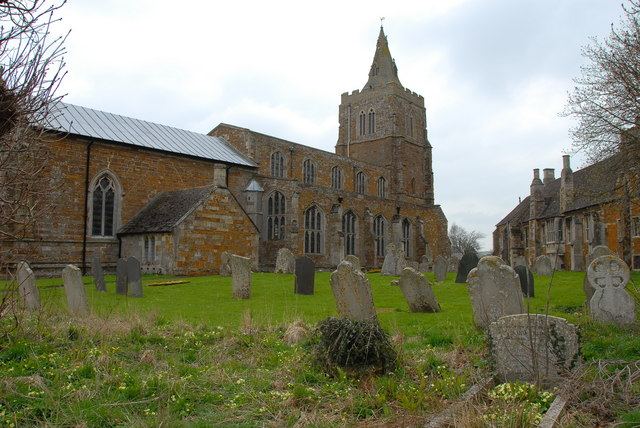 File:St Andrews Church and Lyddington Bede House, Lyddington - geograph.org.uk - 163796.jpg