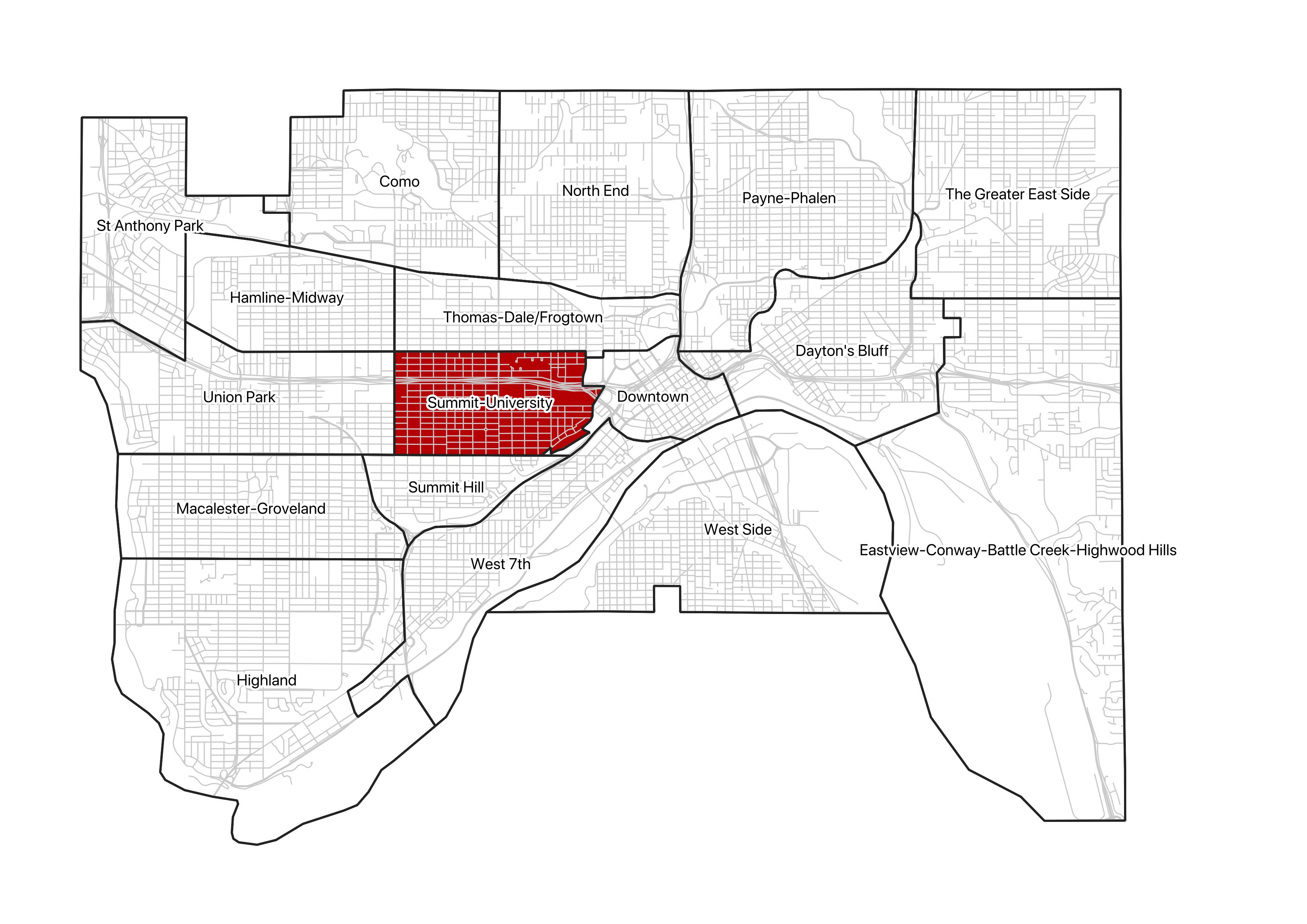 St. Paul Map