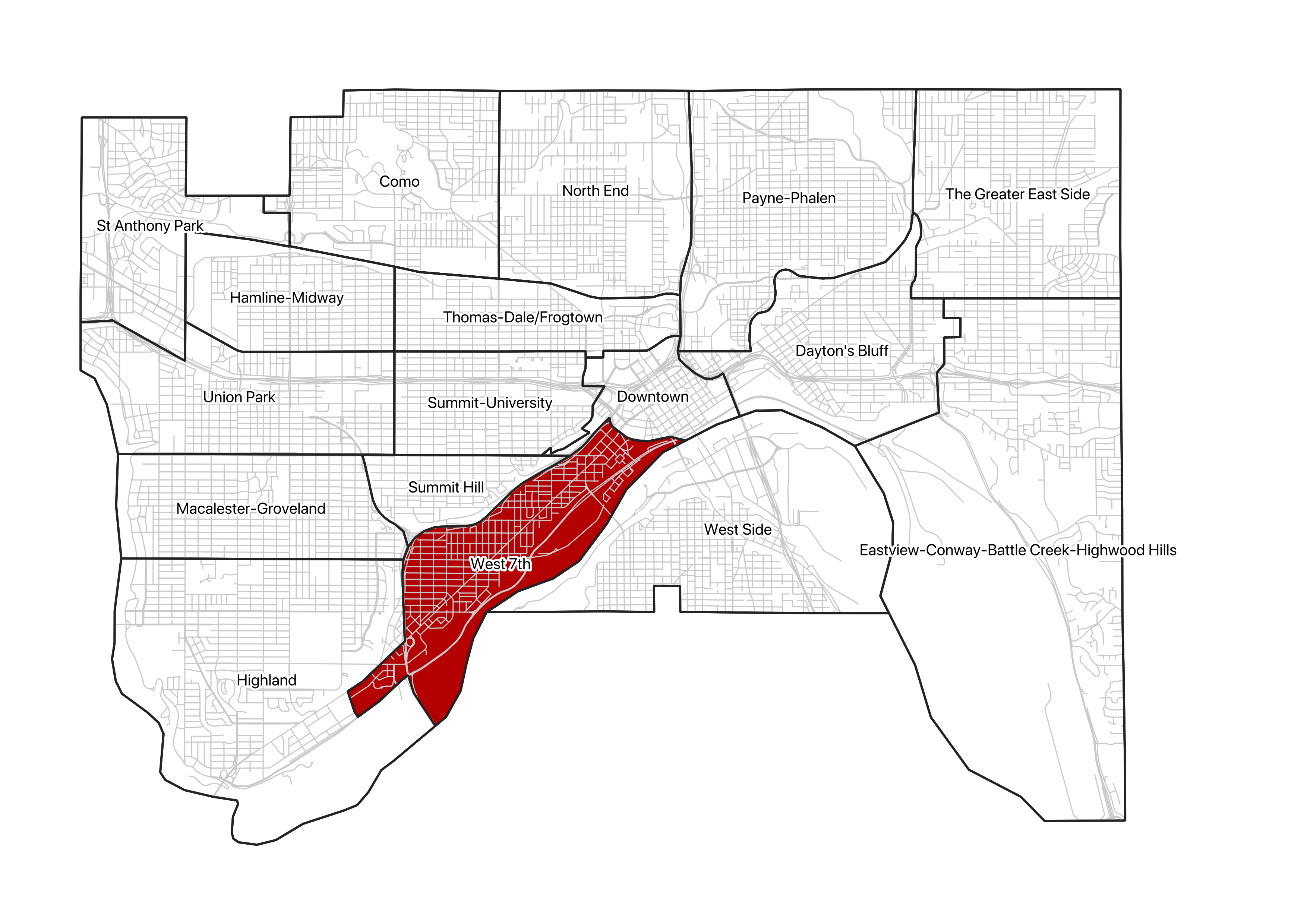 St. Paul Map