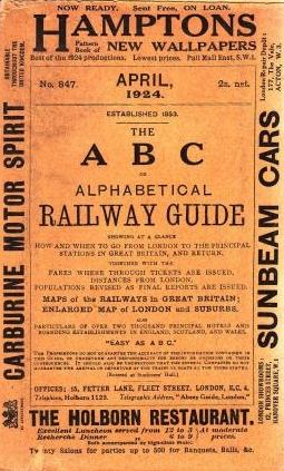 <i>ABC Rail Guide</i> UK railway timetable guide